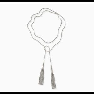 Silver phara Kendra Scott necklace gently used